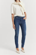 Australian Cotton Mid Rise Skinny Jean