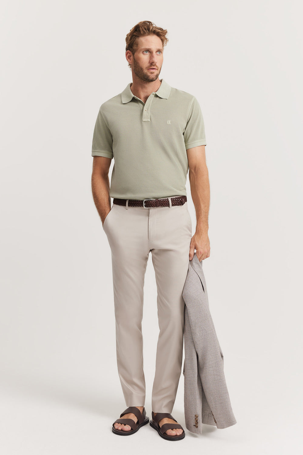 Italian-Woven Lyocell Stretch Pant