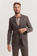 Slim Fit Textured Travel Jacket