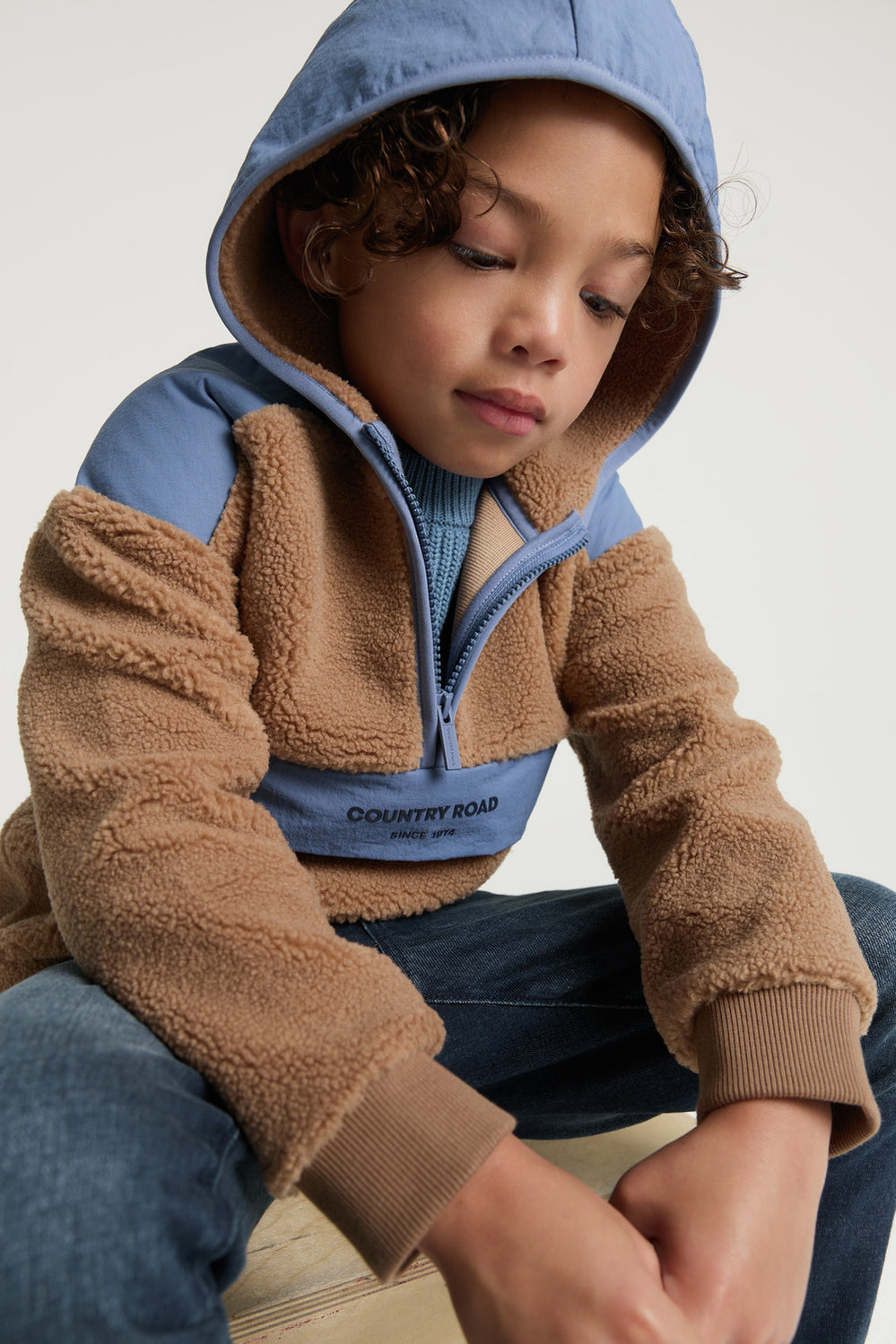 Sherpa Half Zip Sweat