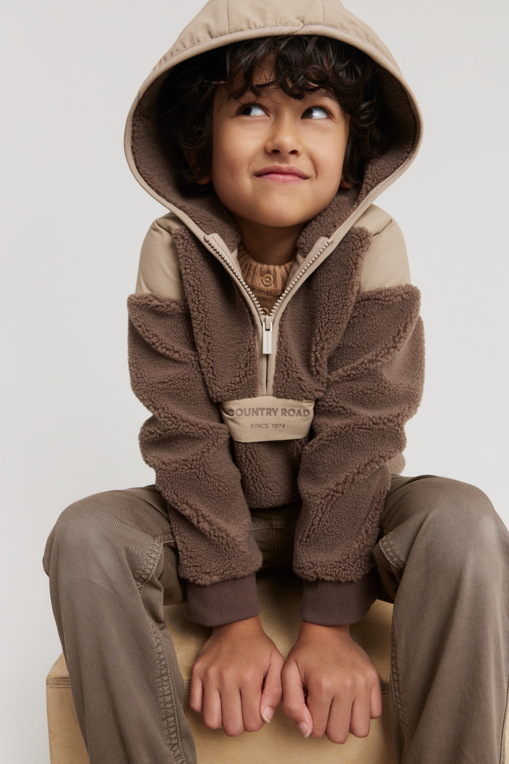 Sherpa Half Zip Sweat