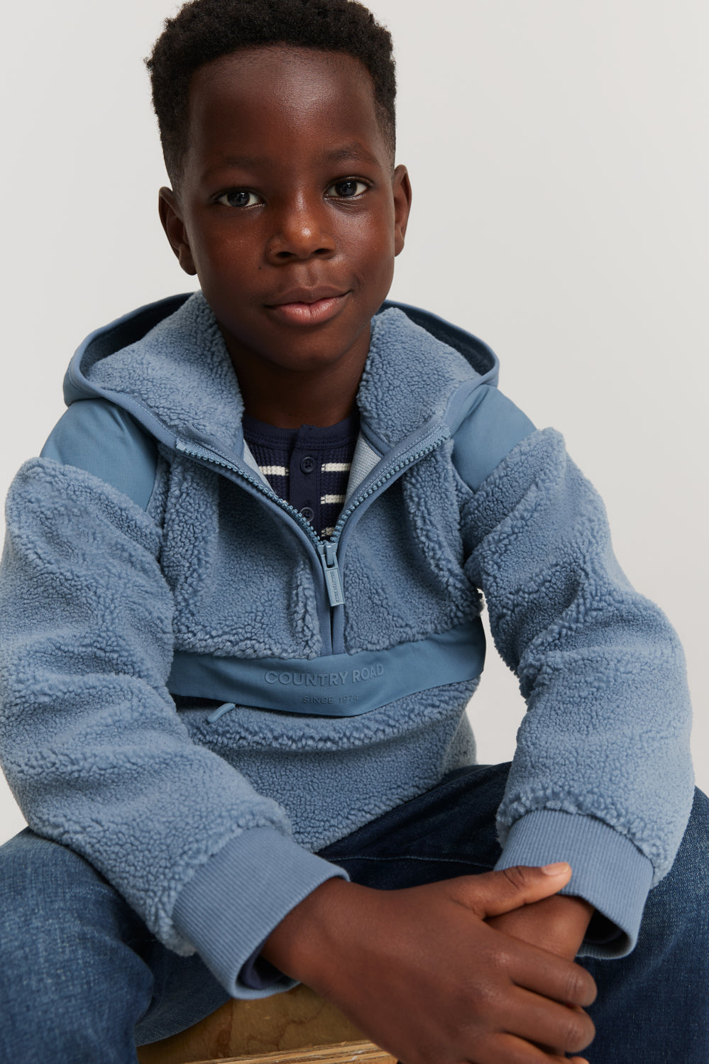 Sherpa Half Zip Sweat