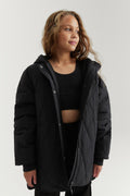 Teen Nylon Oversized Quilt Puffer