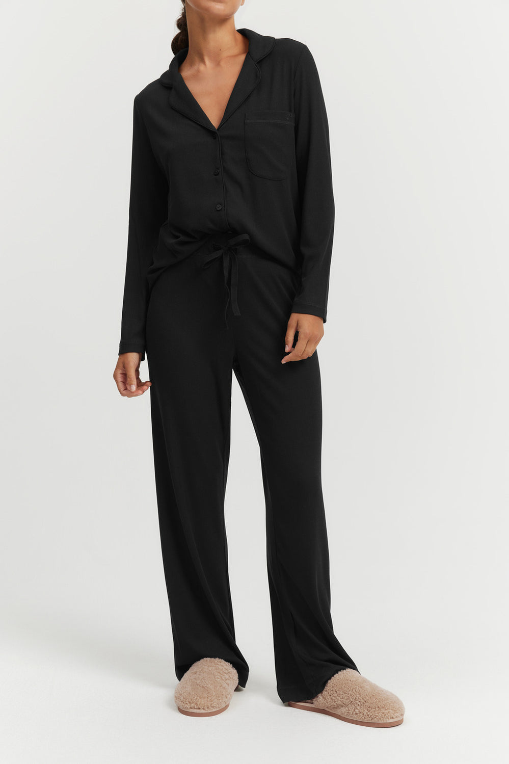 Luxe Rib Pyjama Pant