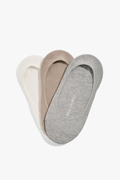 Australian Cotton Blend No-Show Sock Pack Of 3