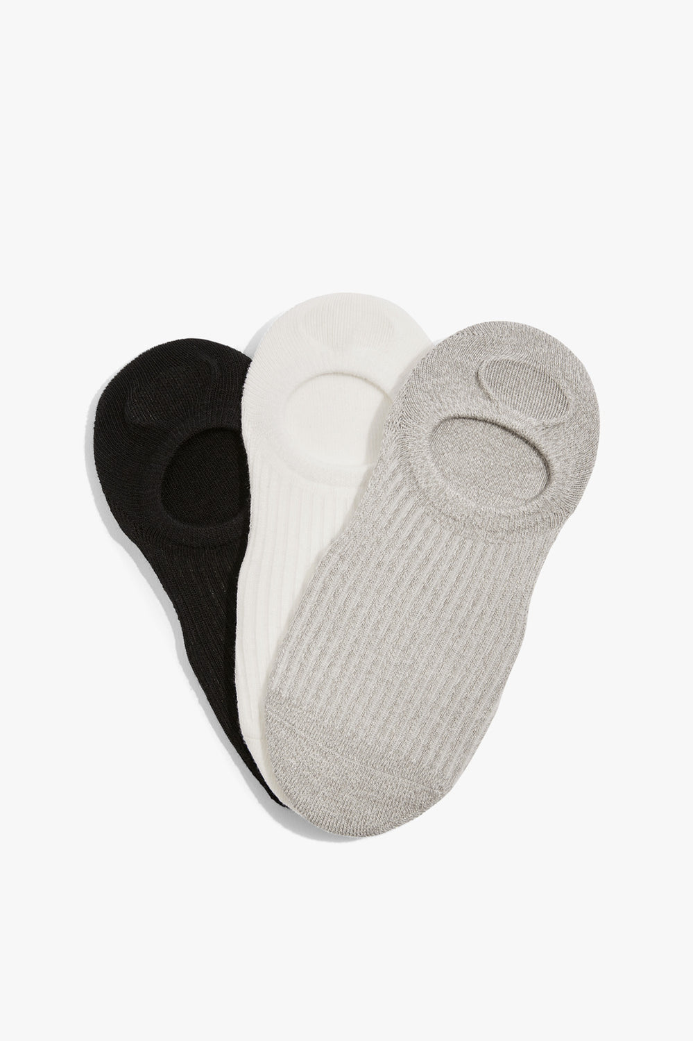 Australian Cotton Rib No-Show Sock Pack Of 3