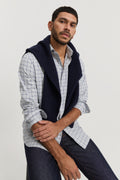 Tailored Fit Brushed Check Shirt