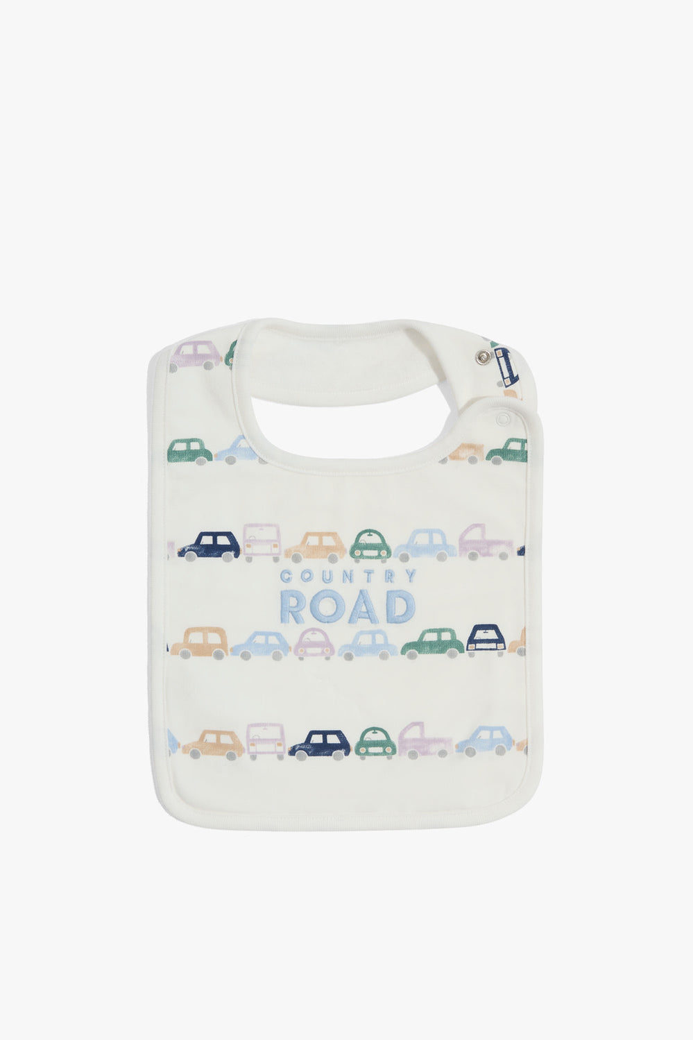 Cotton Logo Embroidered Bib