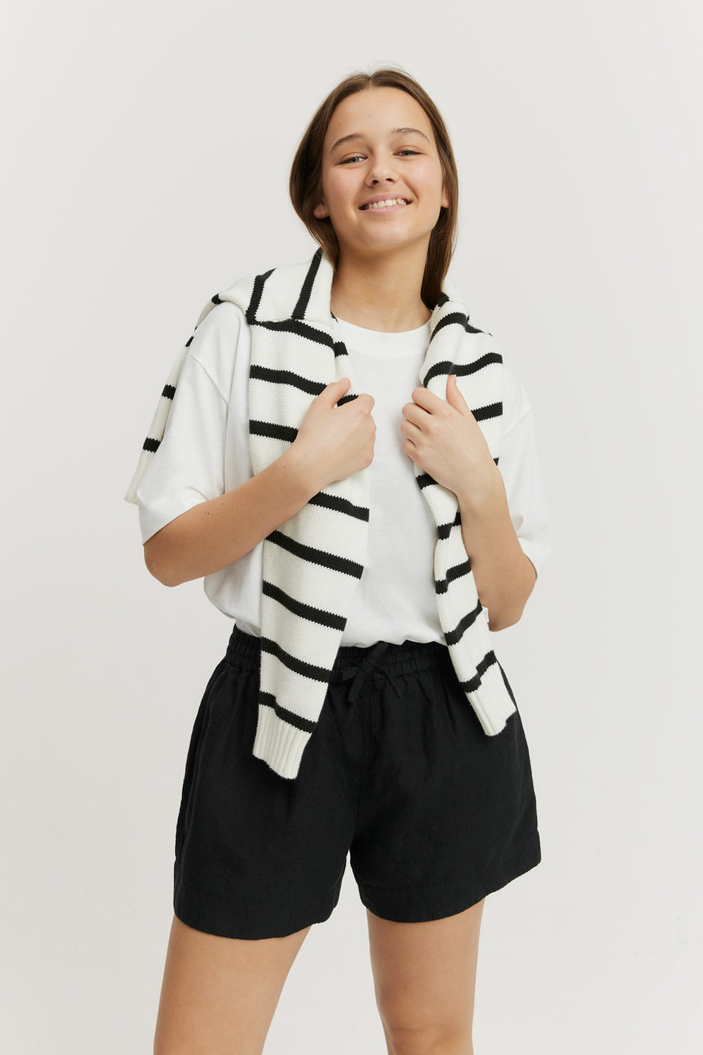 Teen Pull-On Linen Short