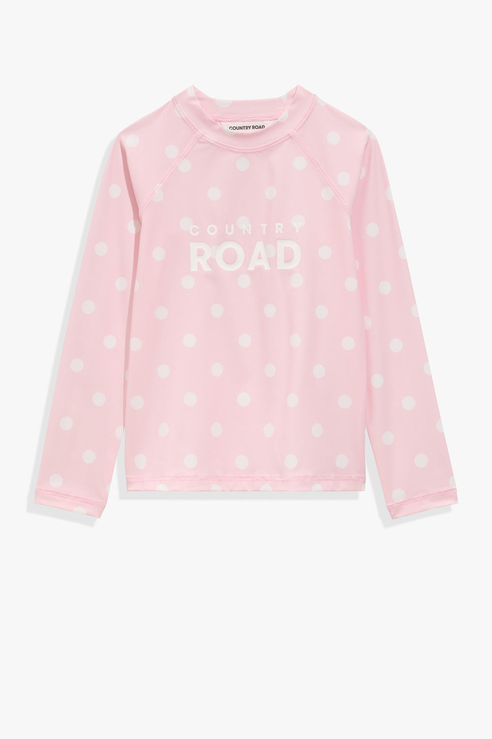 Nylon Blend Logo Spot Rash Vest
