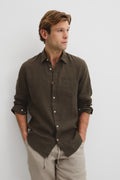 Organically Grown Linen Regular Fit Shirt