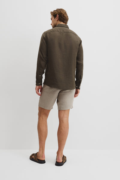 Organically Grown Linen Regular Fit Shirt