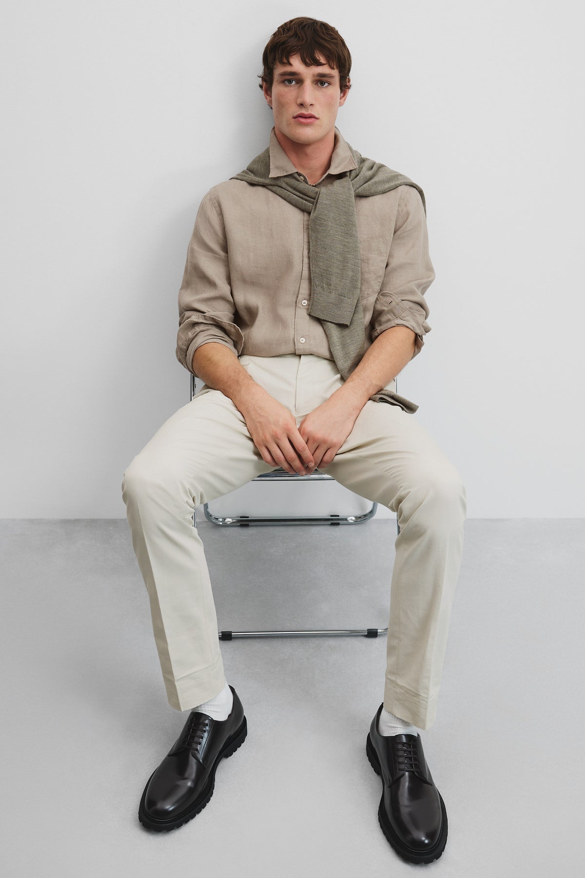 Organically Grown Linen Regular Fit Shirt