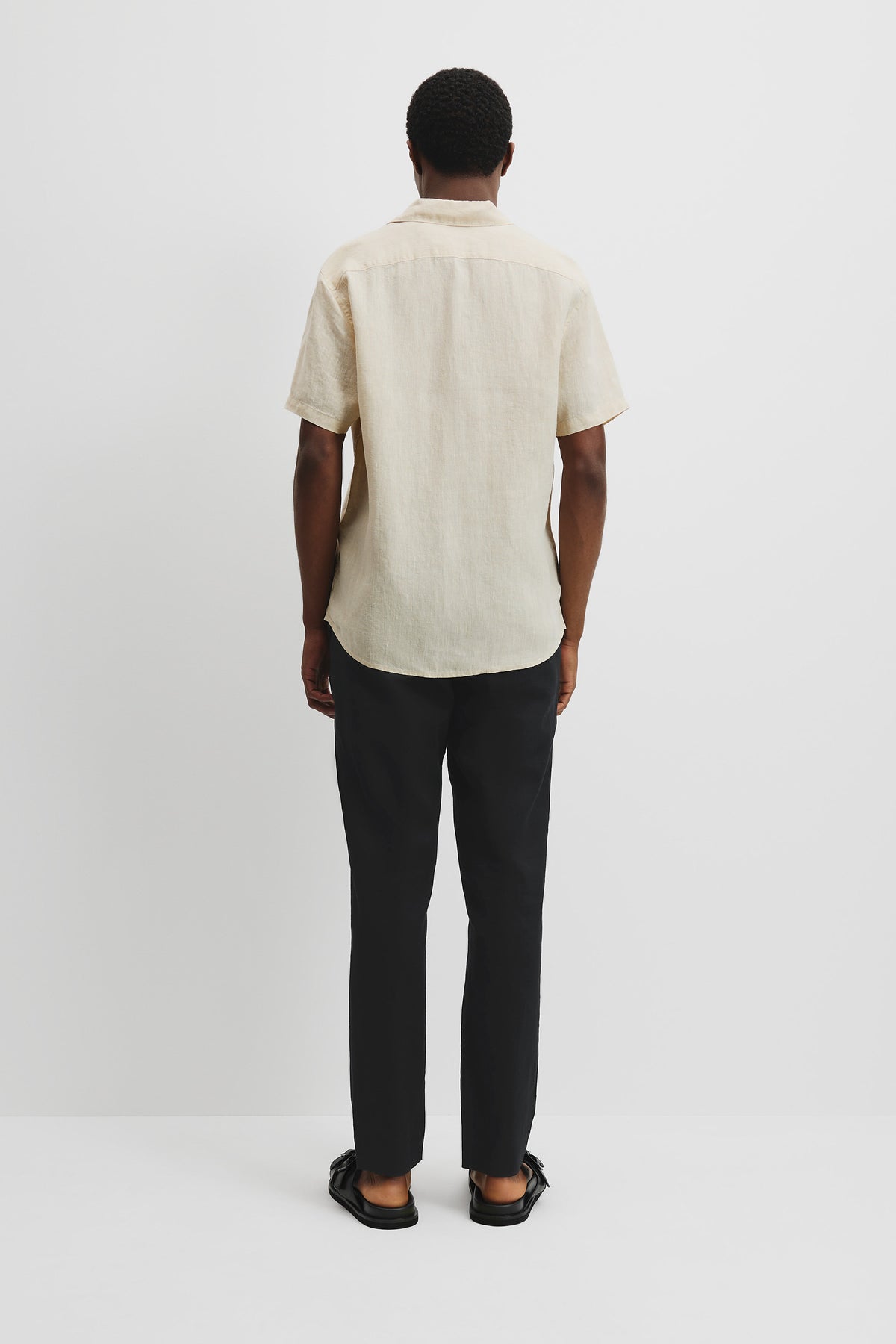 Organically Grown Linen Regular Fit Short Sleeve Shirt