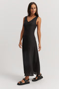 Linen Bias Dress