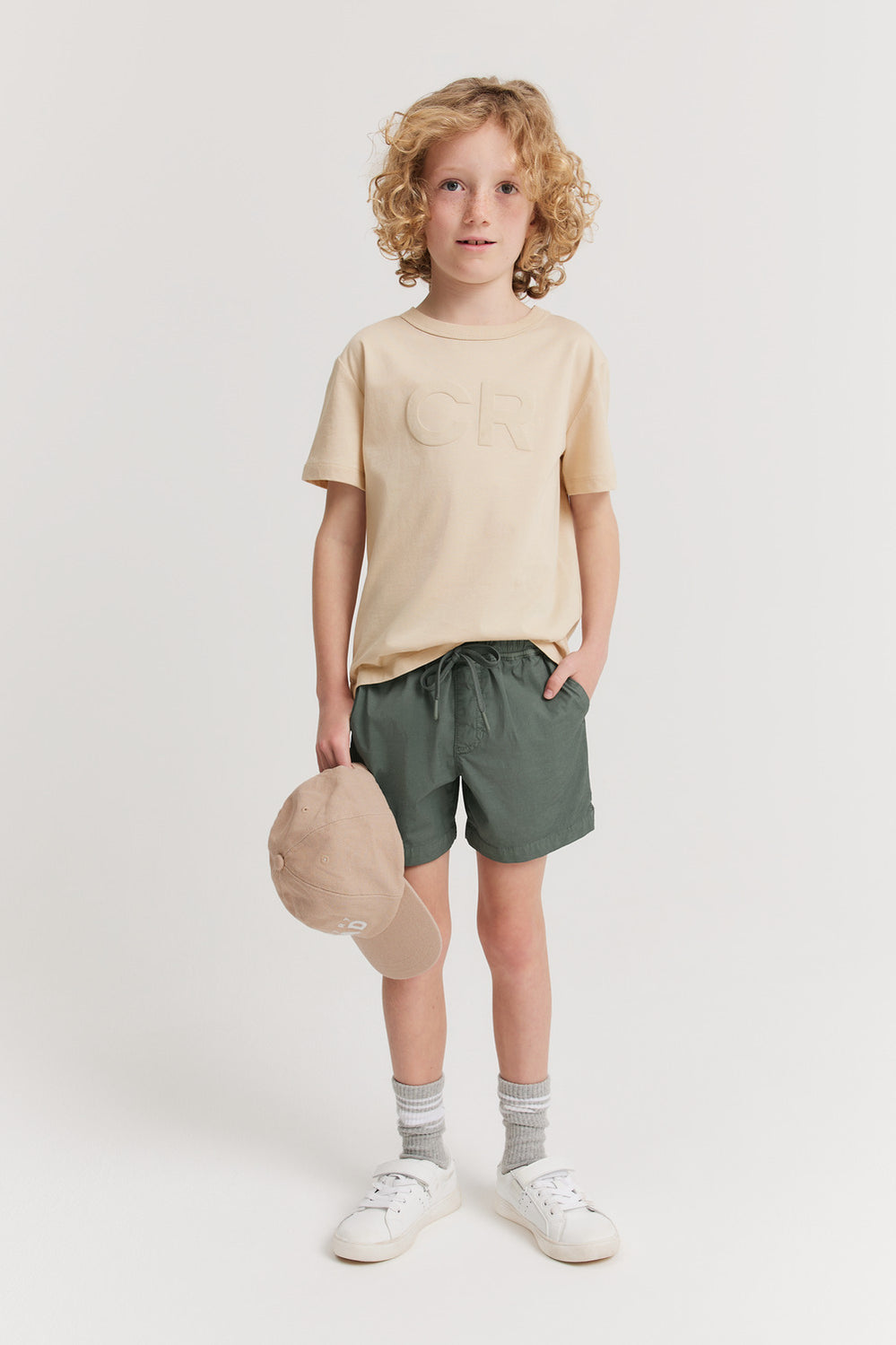 Cotton Blend Deck Short
