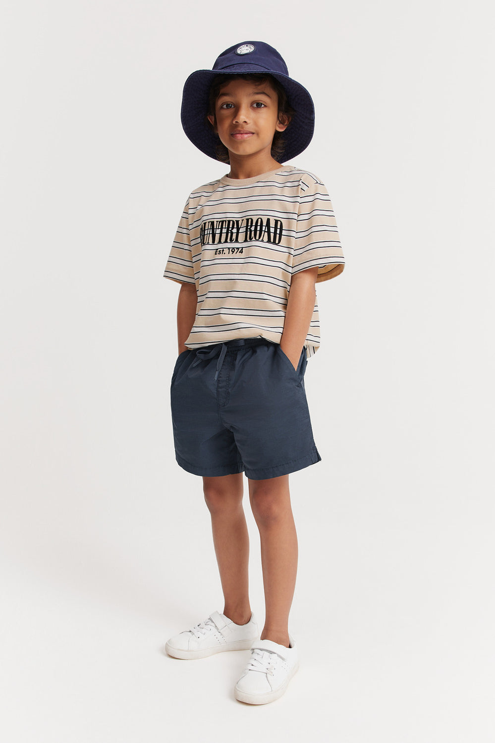 Cotton Blend Deck Short