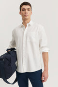 Relaxed Fit Cotton Vintage Wash Shirt