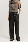 Elastic Wide Leg Pant