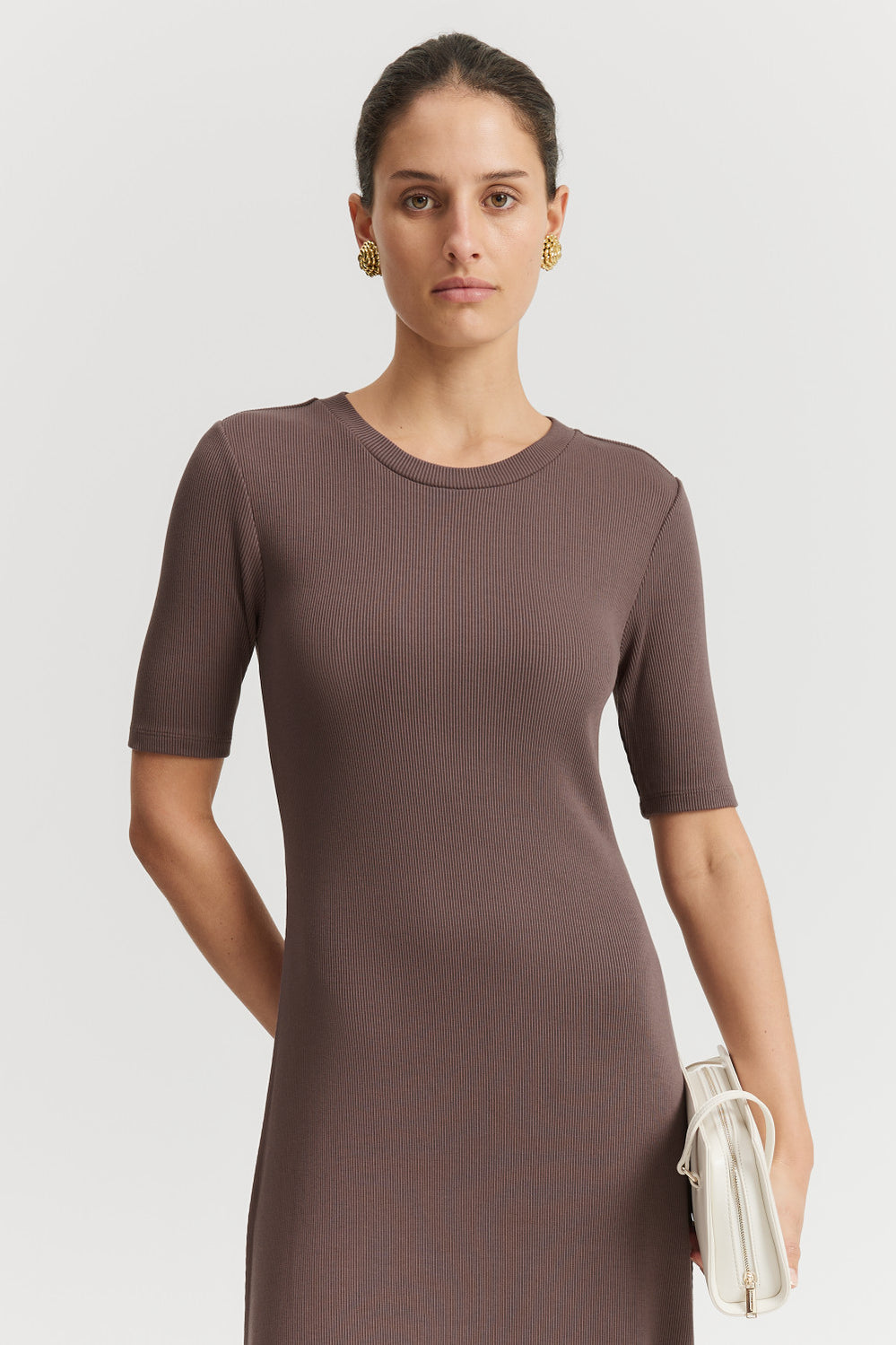 Rib T-Shirt Dress