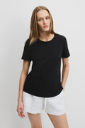 Australian Good Earth Cotton Slub Short Sleeve T-Shirt