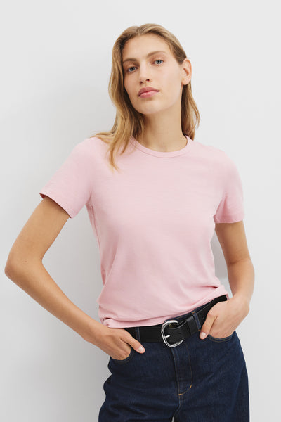 Australian Good Earth Cotton Slub Short Sleeve T-Shirt