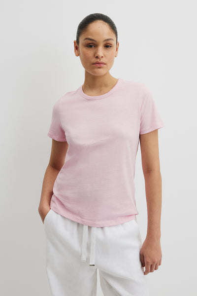 Australian Good Earth Cotton Slub Short Sleeve T-Shirt