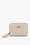 Woven Zip-Around Purse