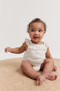Cotton Broderie Trim Bodysuit