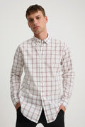 Regular Fit Windowpane Check Shirt