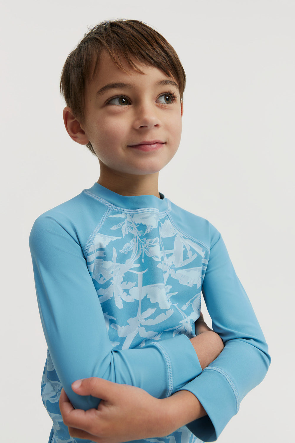 Nylon Blend Tropical Rash Vest