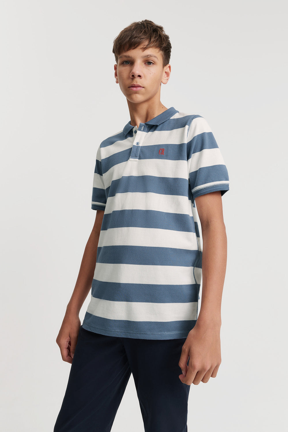 Teen Cotton Blend Polo Shirt