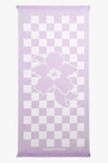 Cotton Check Beach Towel