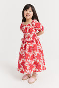 Shirred Peplum Dress