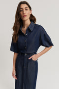 Short Sleeve Denim Shirt