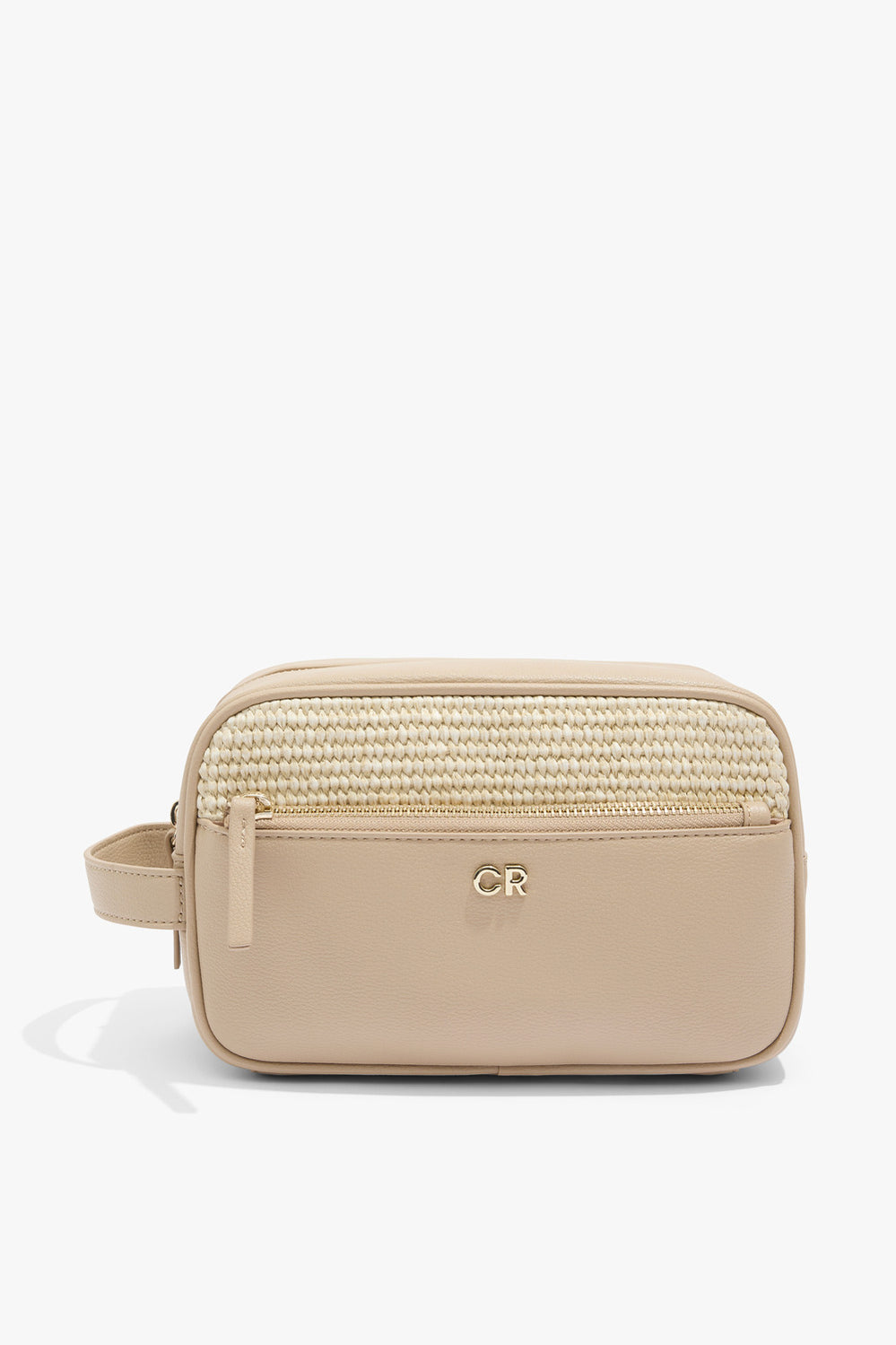 Large Woven Cosmetic Case