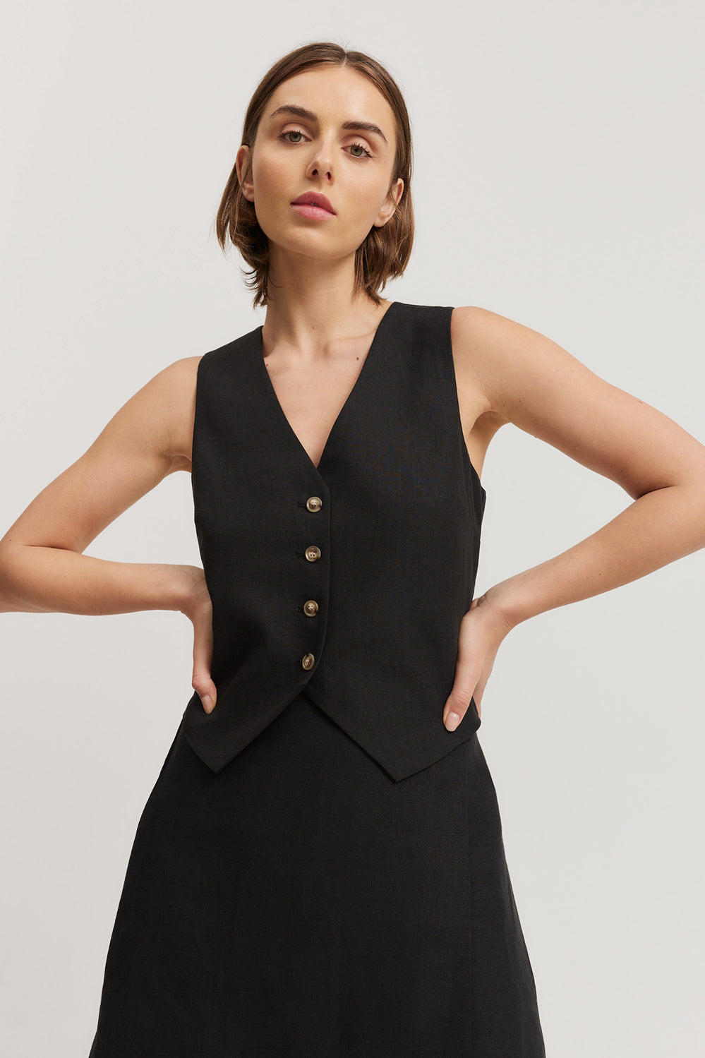 Linen Vest