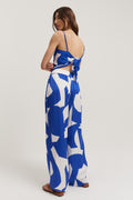 Cupro Scarf Print Top