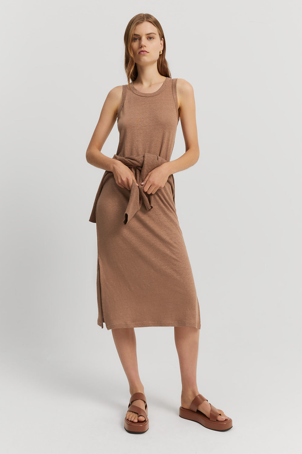 Linen Jersey Dress