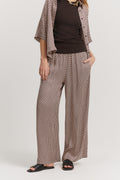 Geometric Print Cupro Pant