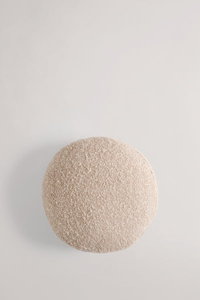 Marley Organically Grown Cotton 40X40X6 Round Cushion