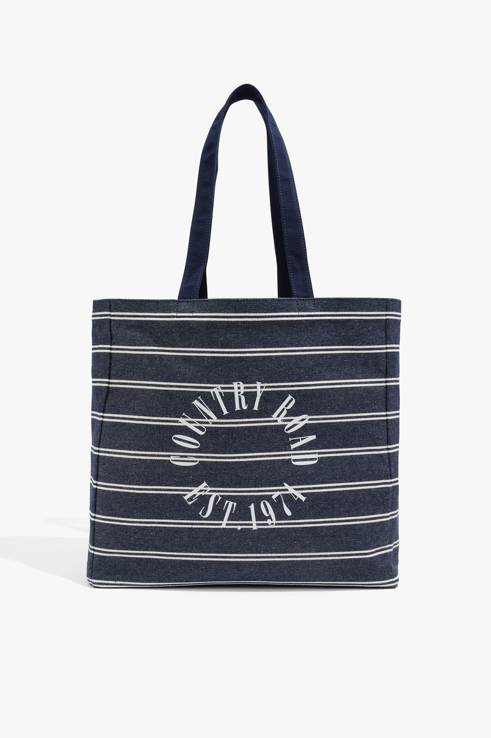 Cotton Round Logo Shopper