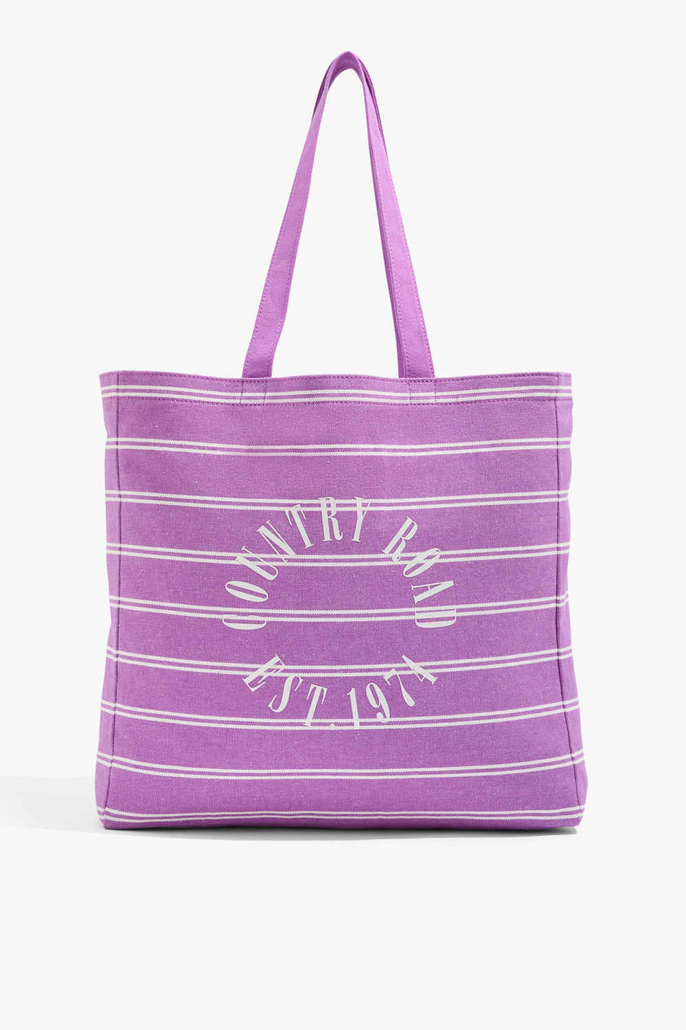 Cotton Round Logo Shopper