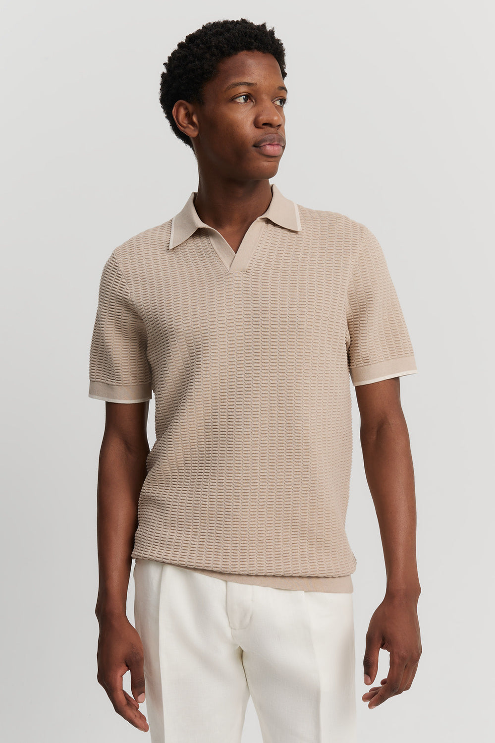 Textured Trophy Polo