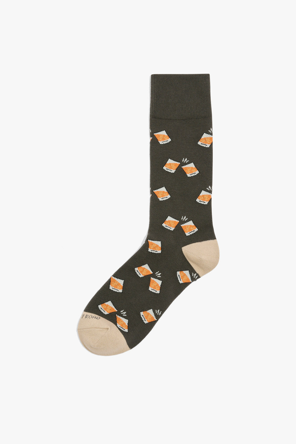 Cotton Blend Whisky Sock Pair