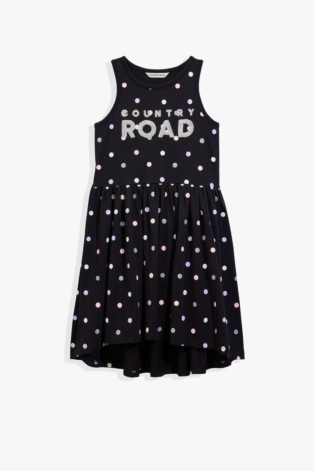 Cotton Logo Tank Dress