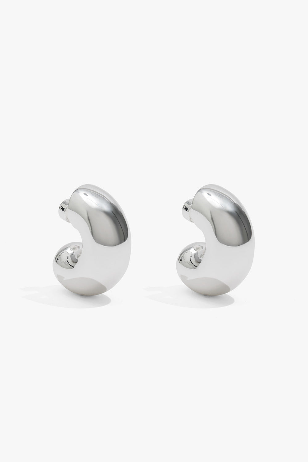 Statement Round Hoop Earring