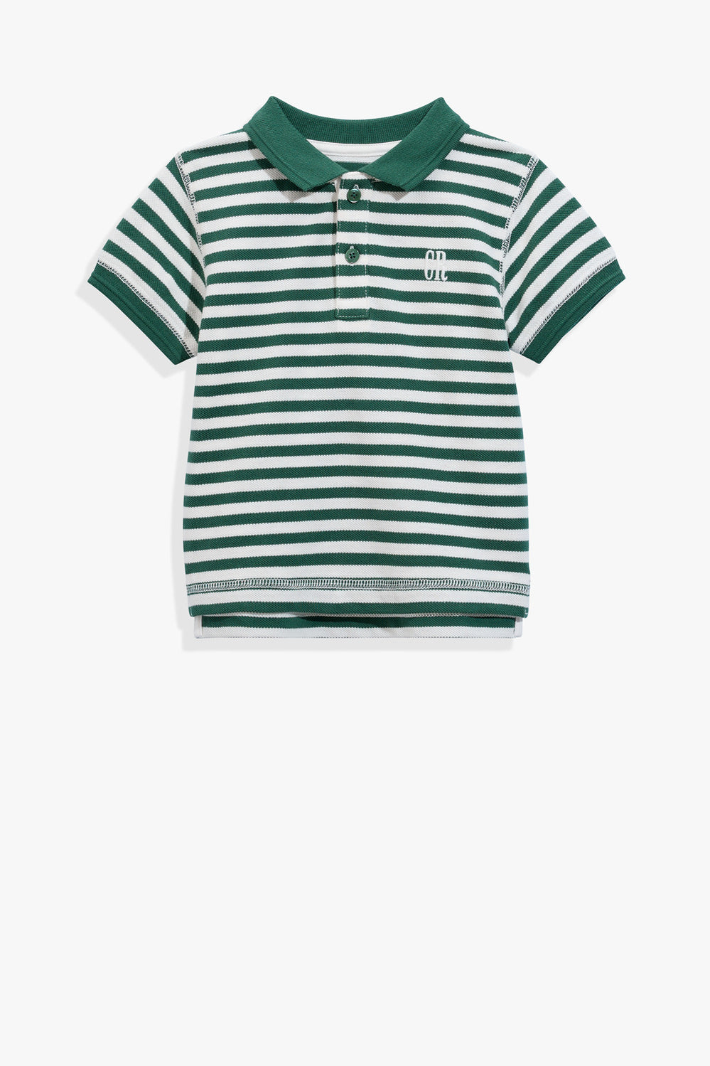 Stripe Cotton Polo Shirt