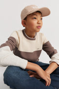 Cotton Block Stripe T-Shirt