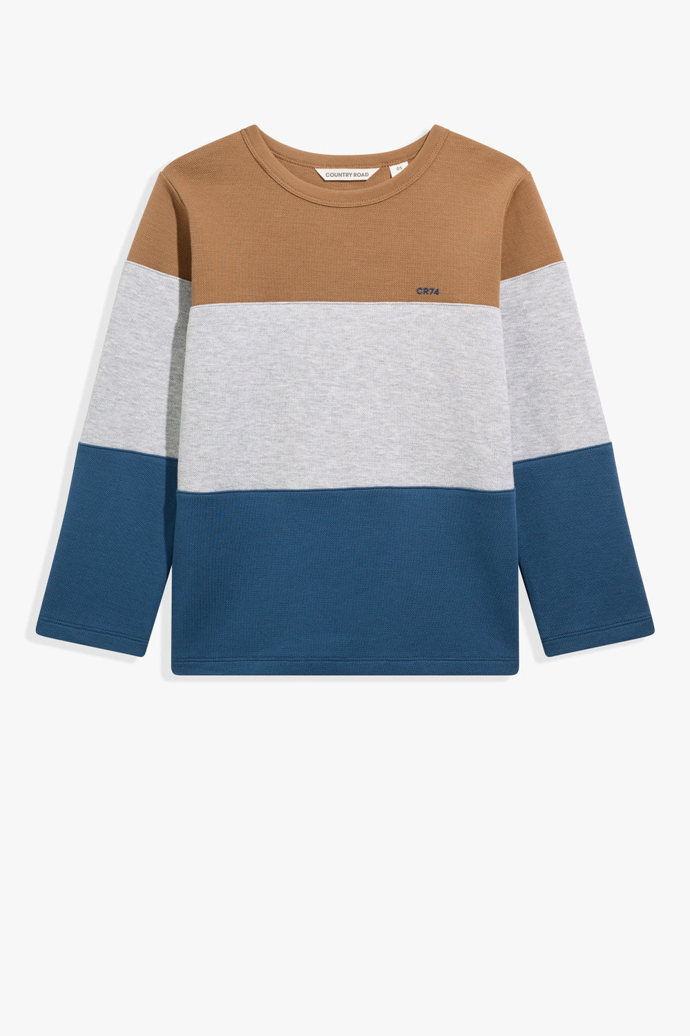 Cotton Block Stripe T-Shirt